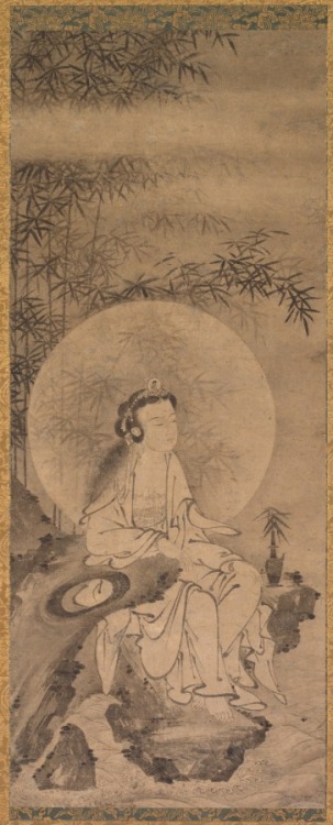 White-Robed Guanyin, Zhang Yuehu, late 1200s, Cleveland Museum of Art: Chinese ArtAs an artist, Zhan