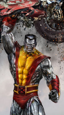 thecyberwolf:  Colossus - Fan Art Created by John Gallagher (Uncanny Knack) / Find this artist on Website &amp; DeviantArt / More Arts from this Artist on my Tumblr HERE 