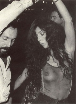 nastygal:  Cher, dancing at Studio 54  She’s