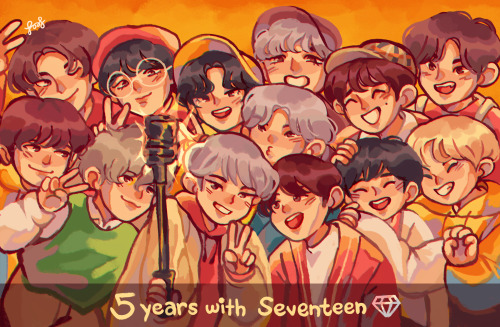 5 years with seventeen!