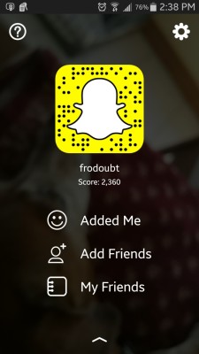 Sooooo Snap a pic of this to add me, supposedly.