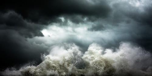 landscape-photo-graphy: The Fury of the Sea Against a Dark Sky Captured by Alessandro Puccinell