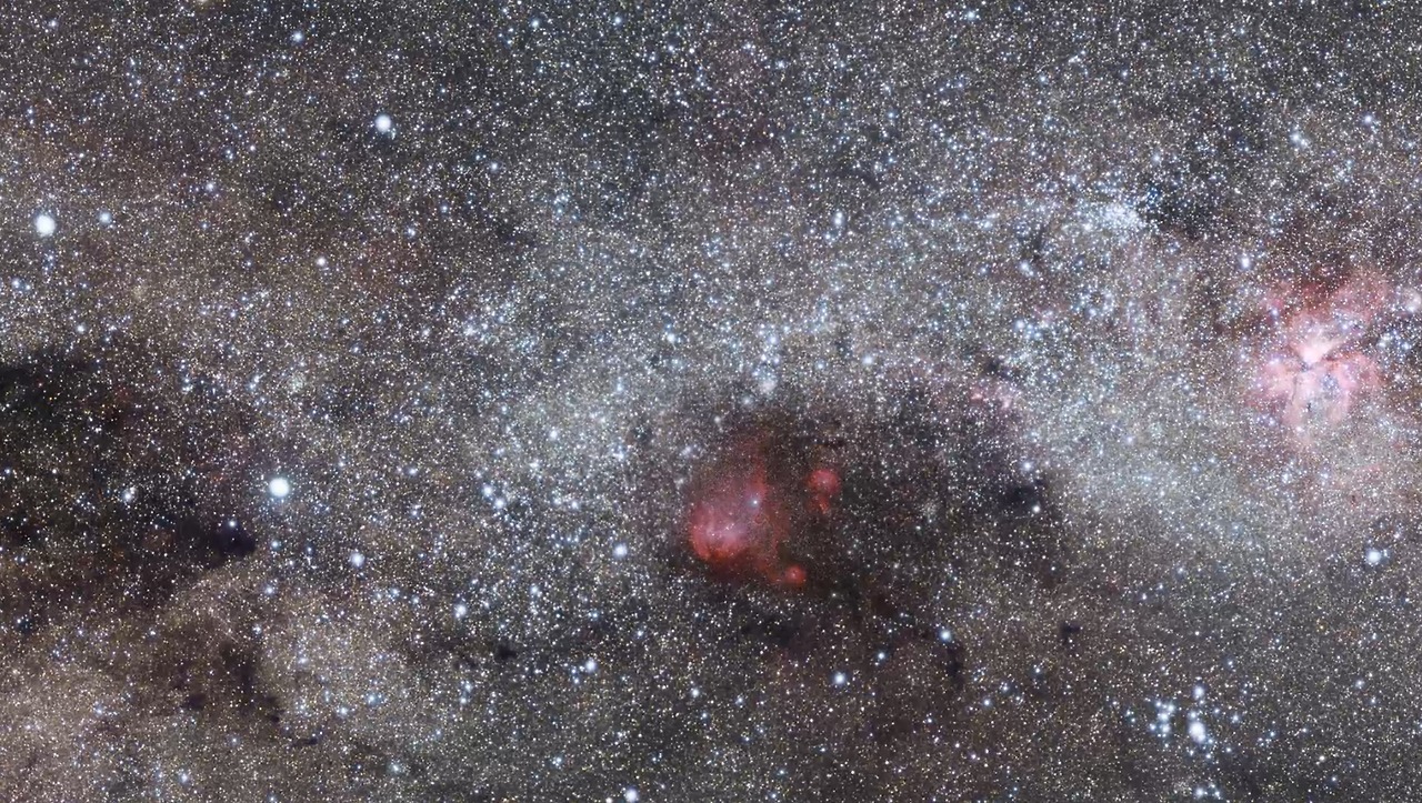 sci-universe:  Zooming in from a broad view of the Milky Way on the star formation