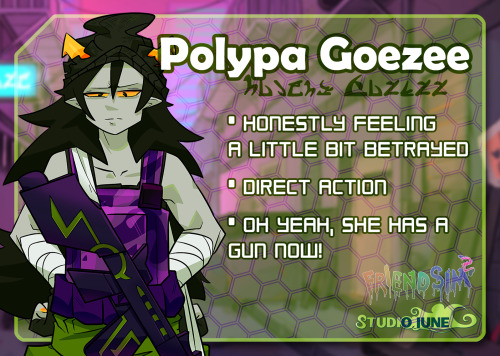 friendsim2: Happy @fanstuckfriday - Well… shit… Polypa looks like she’s been up 