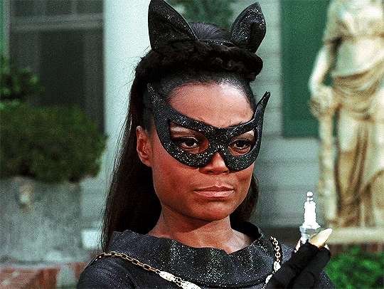 assyrianjalebi:Eartha Kitt as Catwoman in Batman (1966-1968)