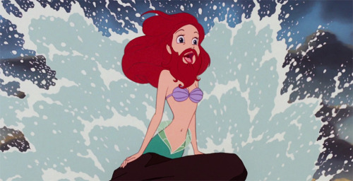 thatsthat24:  tastefullyoffensive:  Disney Princesses With Beards by Adam EllisPreviously: Disney Princesses Dressed as Pop Culture Characters  I didn’t even know I needed this list.