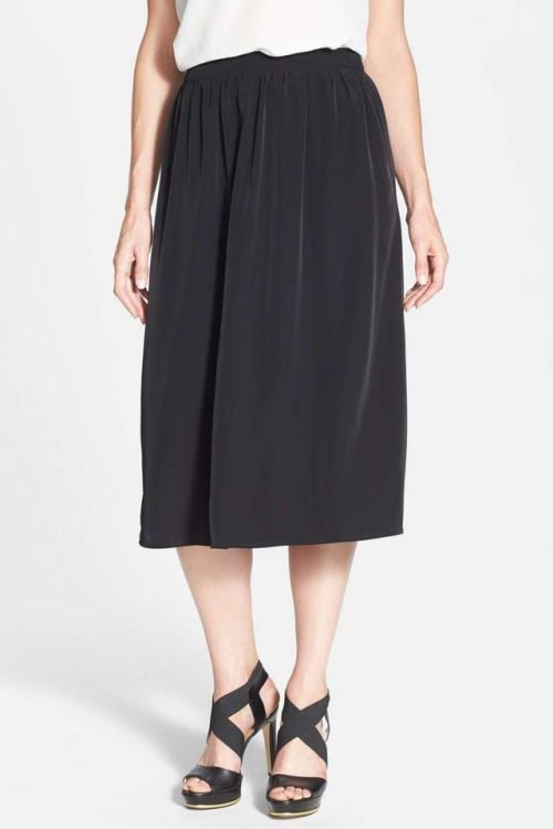 Halogen&reg; Woven Midi Skirt