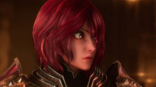 naavscolors:  arquemesta:  Saint Seiya Legend of Sanctuary Scorpio Milo 1280x720 pics  She was the best part of the movie. Scorpio represent! 