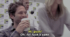 alwayssunnygifs:SDCC ‘11 Glenn Howerton & Kaitlin Olson “It’s Always Sunny” interview