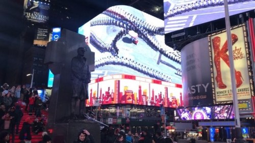 Taksim Square is at Times Square!
Centipedes will be exhibited as part of Midnight Moment program running every night in March from 11.57pm to 00.00 on over a dozen of electronic billboards in Times Square.
The work is curated by Times Square Arts in...