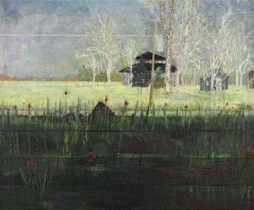 alongtimealone2:Peter Doig (Scotland b. 1959)Daytime Astronomy (Grasshoper) 1999oil on canvas 118 x 