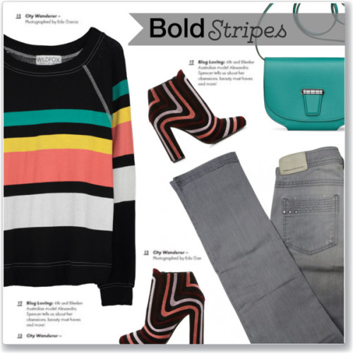 Big, Bold Stripes By Kellylynne68 Featuring Loose Tops Liked On Polyvore