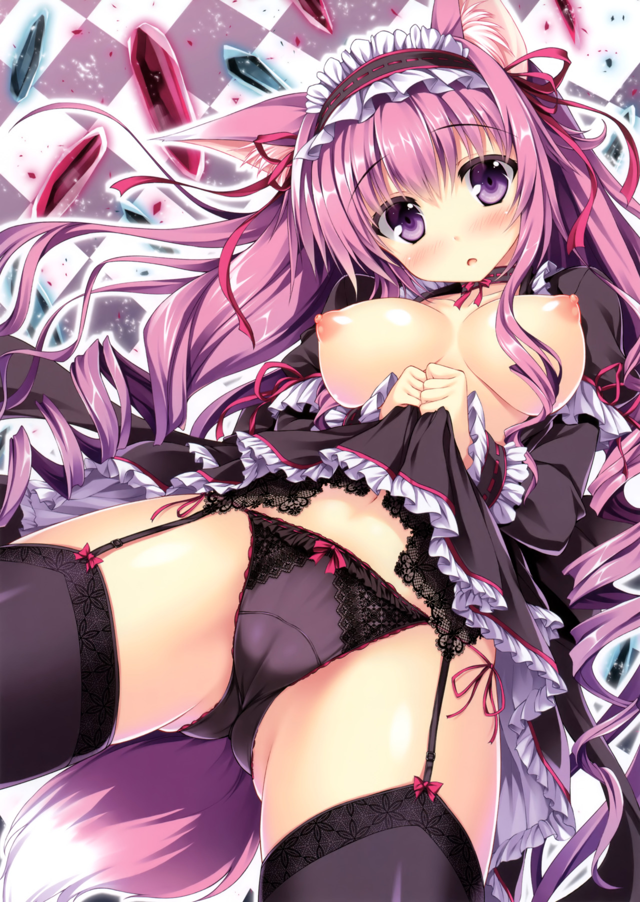 nocatgirlsnsfw:  No Catgirls Here NSFW Artist: Tateha 