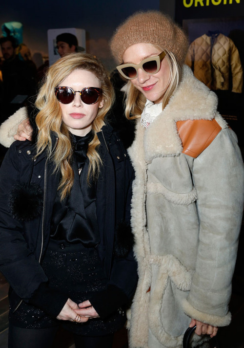 Chloë Sevigny and Natasha Lyonne at the Eddie Bauer Adventure House at The Village at the 