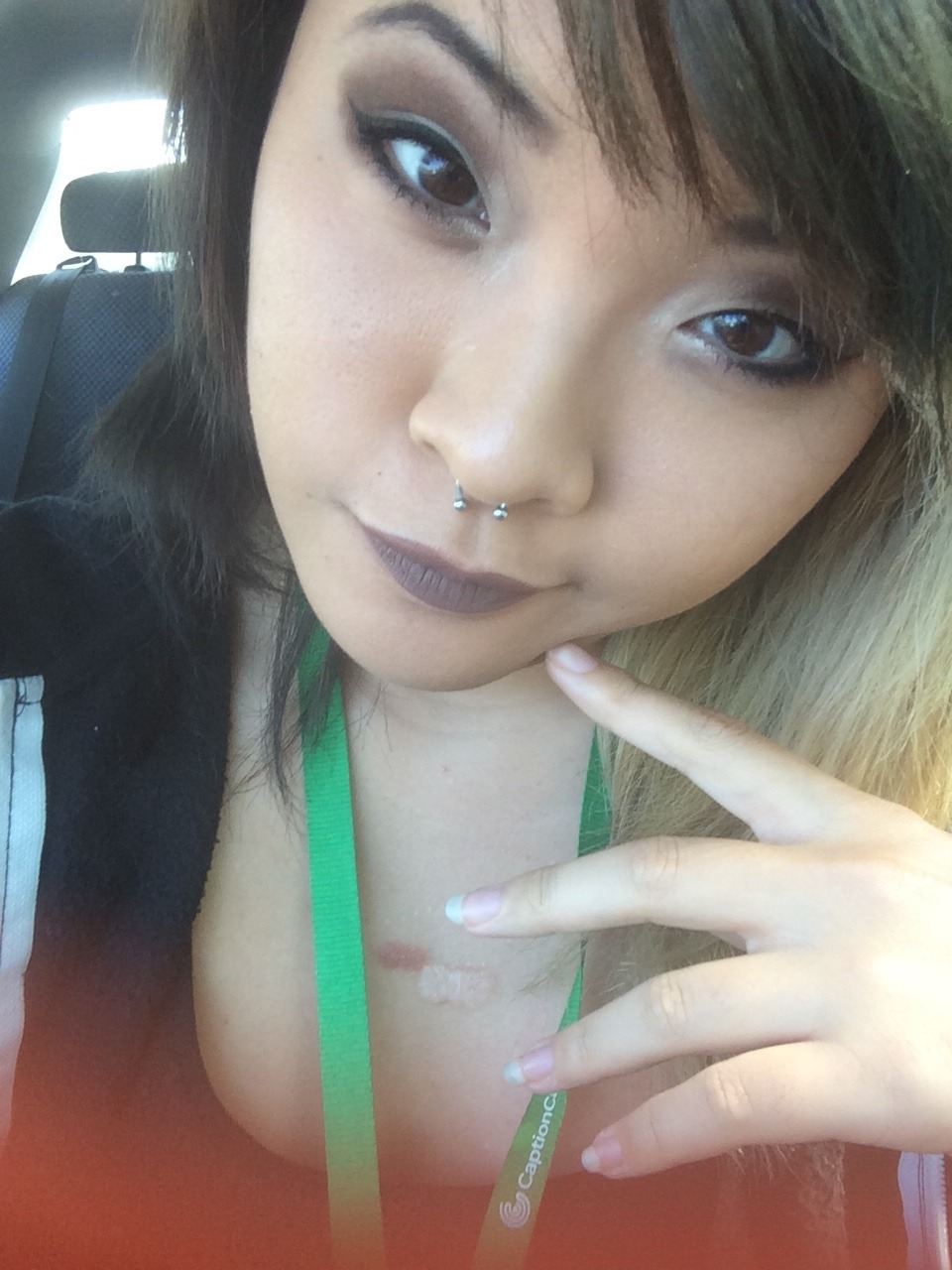 morbidly-kawaii:  Sitting in my car earlier having a throwback with Panic at the