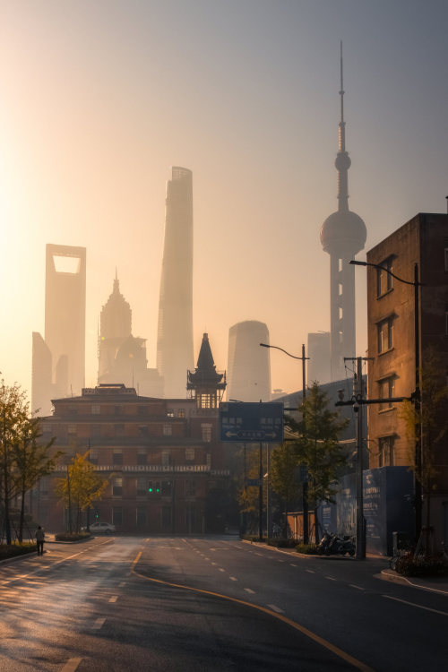 evilbuildingsblog:  Big 4 of shanghai, China