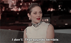 :  Marion cotillard on american junk food 