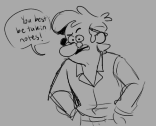 I Love The Way You Draw Sm. Do You Have Any Tips On Drawing Fiddleford For Some Reason His Face Is The