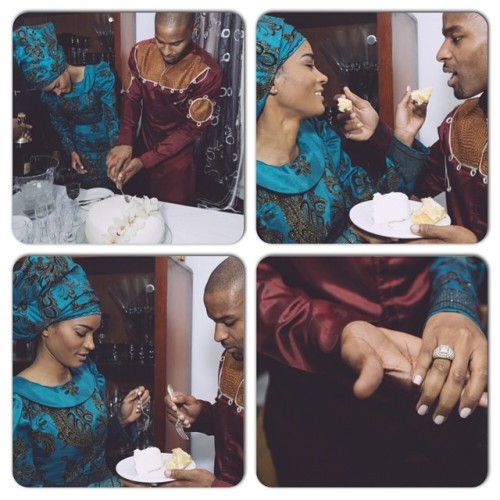 psl: fckyeahprettyafricans: Nigeria (husband, Osi Umenyiora) Angola (wife, Leila lopes) traditi