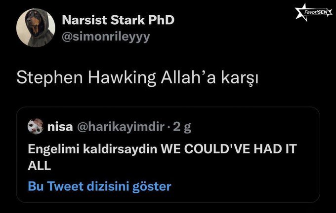 Narsist Stark PhD...