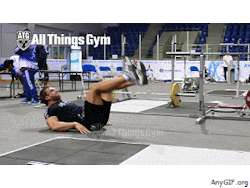 nathansummers:  weightliftingcanadian:  Dmitry Klokov warming up in the World Weightlifting Championship training hall. He clearly has insanely good mobility that definitely did NOT come from a foam roller.   Super impressive. I gotta work on this more