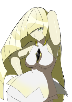 geo-tempest: one more lusamine drawing.This