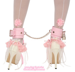 sissymaids:wow! http://www.themaidstore.com/cuffs/ankle-locks-with-chain