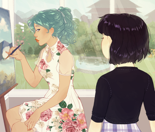 asksailorpluto:   …She always had been a curious girl.     
