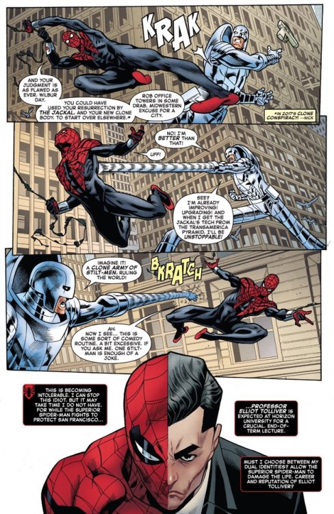 Otto Octavius leaves the moniker of Doctor Octopus behind and once again becomes The Superior Spider