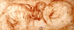 Jacopo Carucci (Il Pontormo), Two Male Nudes, 16th century