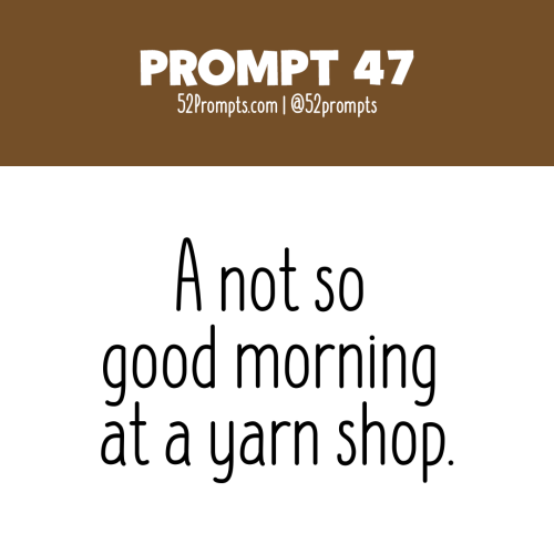 Write a story or create an illustration using the prompt: A not so good morning at a yarn shop.Insta