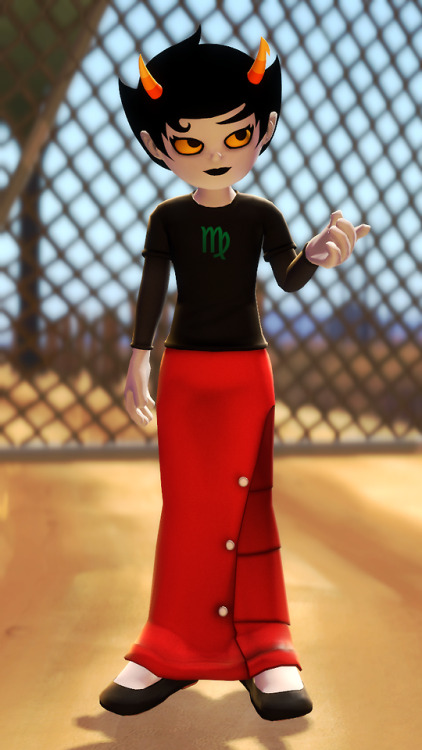 babyfawnlegs:I’ve just finished this 3D Kanaya player model for the next incarnation of the Homestuc