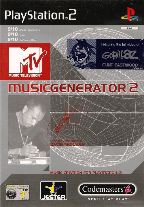 quickquick: (via Cool Box Art on Twitter: “MTV Music Generator 2 / PlayStation 2 / Codemasters