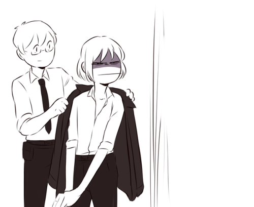 cutetanuki-chan: Police AU