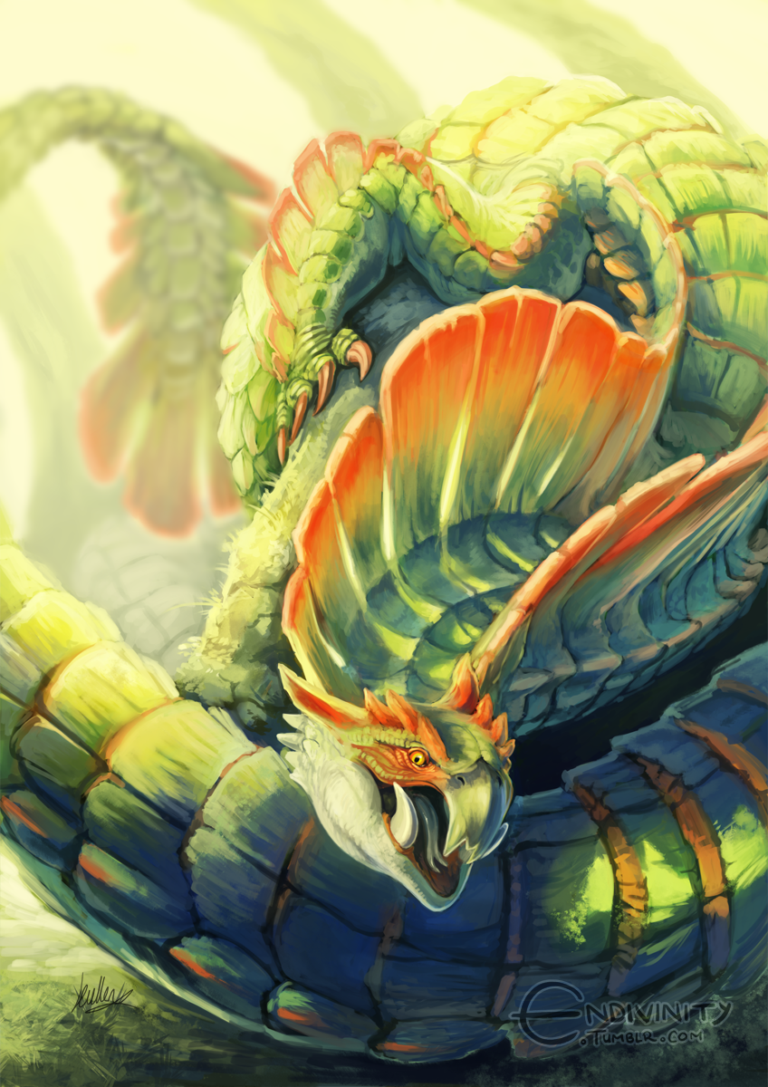 endivinity:  All four Monster Hunter paintings! Y’know. just in case you missed