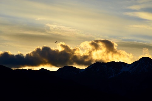 Sunset, Arthurs pass, New Zealand