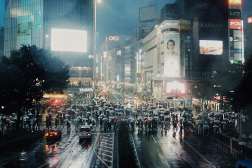 Shibuya by Yoshitaka Kashima Via Flickr: Processed with VSCO with ke1 preset