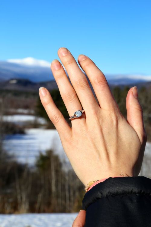 This post includes information and images about the diamond I gave to my fiancé. She wanted a