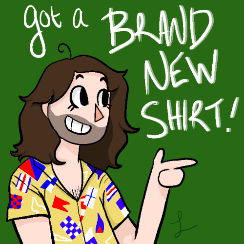 catboynestor:LOOKIE LOOKIE AT MY BRAND NEW SHIRT!!!a silly little doodle of ryan for @ambrosiadreame