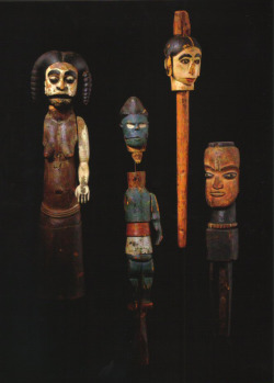 ukpuru:  Theatrical Ibibio puppets, from
