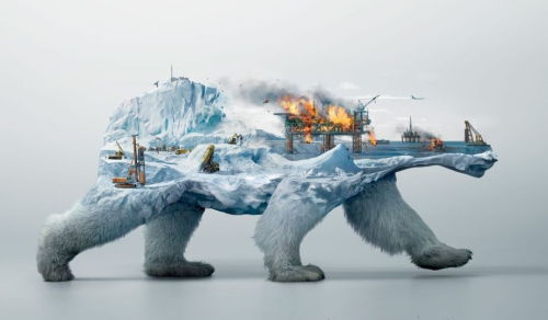 linxspiration: Destruction Of Wildlife Illustrated in Clever Double Exposure Ads