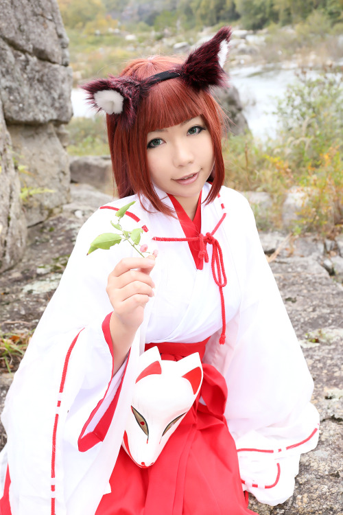 Cute Cosplay GIrl Higurashi Rin (Kitsune-Chan 3) 1-6