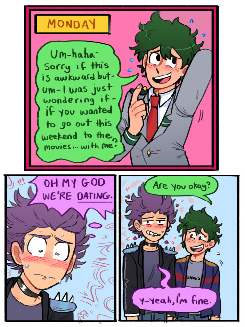 corndog-patrol:a quick shindeku comic because they’re adorable!!!!! i live for oblivious shinsou