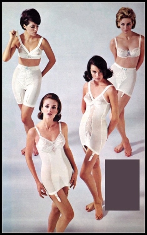 Some more classic vintage corselettes being advertised here.