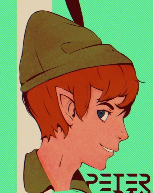 &ldquo;Peter Pan&rdquo; Tell me what other Disney characters I should draw in this style! ✨ #artist