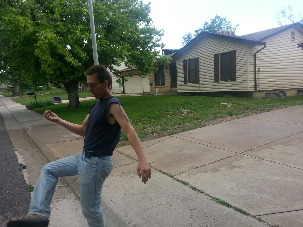 Me doing it.