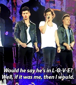 Singingmalik:  Harry Messing Up His Solo In “I Would” By Repeating The Lyrics.