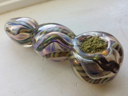 mrbibbins:  Kief bowl outta my momma’s pipe got me good.