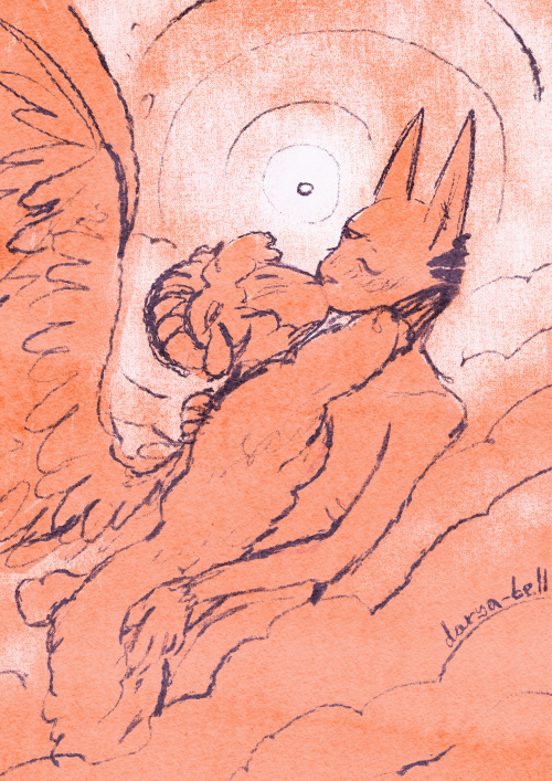 Sometimes You Just Need To Draw Narinder And Lamb Exploring Each Other's Bodies In The Sky And Go To