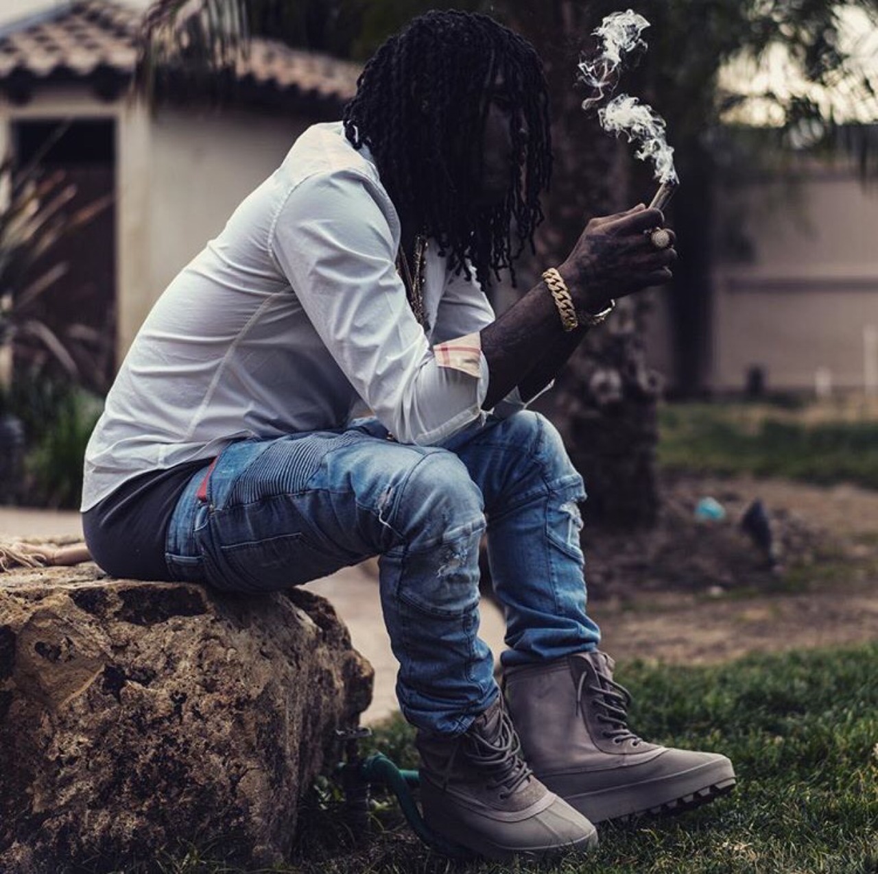 chief keef yeezy boots